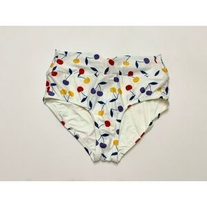 ModCloth Women's High Waisted Swim Bikini Bottoms Medium‎ Color NWOT